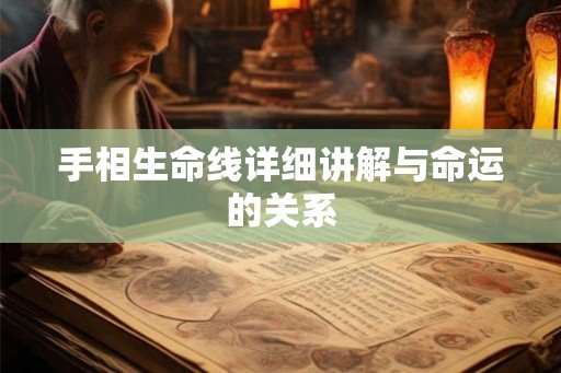 手相生命线详细讲解与命运的关系