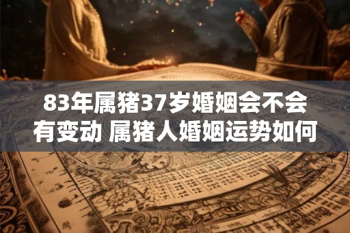 83年属猪37岁婚姻会不会有变动 属猪人婚姻运势如何