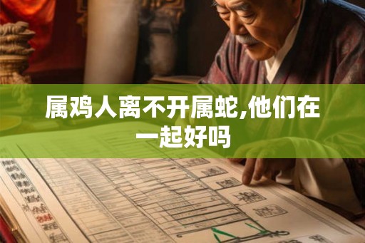 属鸡人离不开属蛇,他们在一起好吗