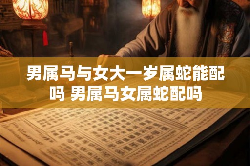 男属马与女大一岁属蛇能配吗 男属马女属蛇配吗