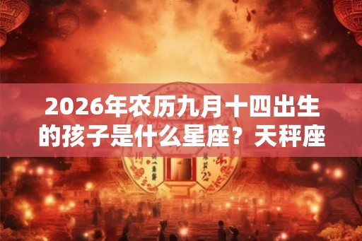 2026年农历九月十四出生的孩子是什么星座？天秤座女生的性格分析