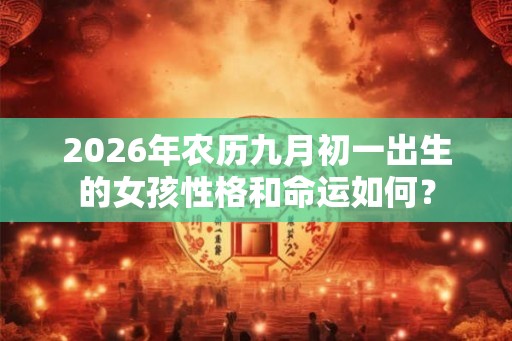 2026年农历九月初一出生的女孩性格和命运如何？