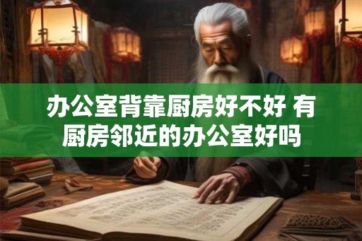 办公室背靠厨房好不好 有厨房邻近的办公室好吗