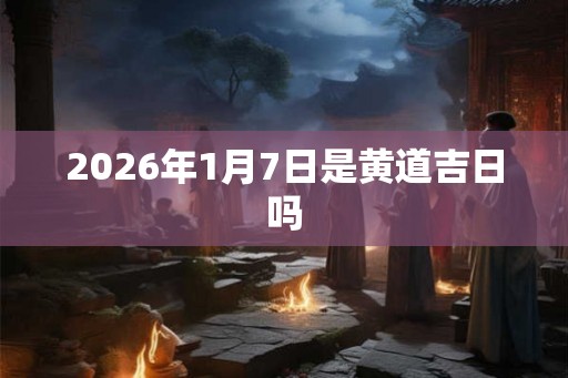 2026年1月7日是黄道吉日吗