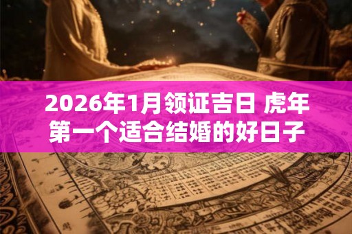 2026年1月领证吉日 虎年第一个适合结婚的好日子 2026年1月领证吉日 虎年第一个适合结婚的好日子