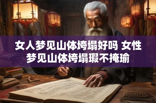 女人梦见山体垮塌好吗 女性梦见山体垮塌瑕不掩瑜