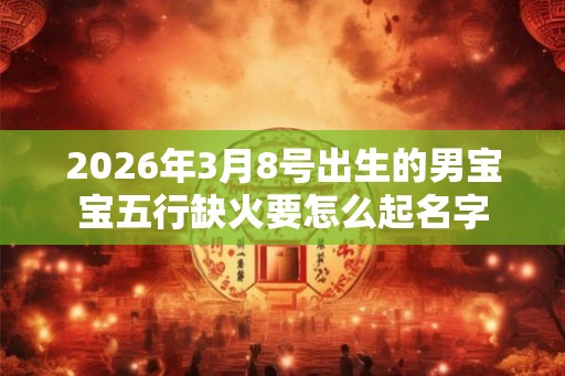 2026年3月8号出生的男宝宝五行缺火要怎么起名字