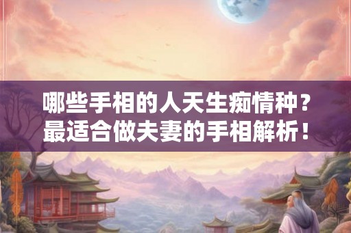 哪些手相的人天生痴情种？最适合做夫妻的手相解析！