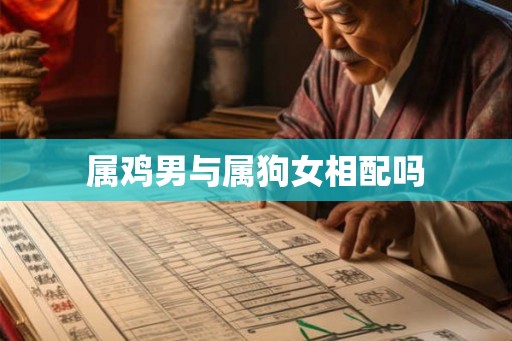 属鸡男与属狗女相配吗