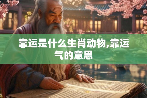 靠运是什么生肖动物,靠运气的意思 靠运是什么生肖动物,靠运气的意思