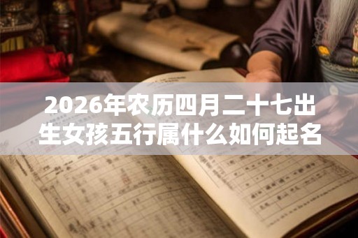 2026年农历四月二十七出生女孩五行属什么如何起名？