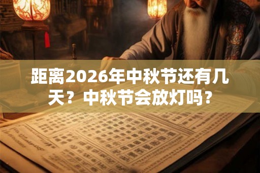 距离2026年中秋节还有几天?中秋节会放灯吗? 距离2026年中秋节还有几天?中秋节会放灯吗?