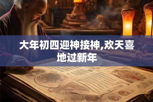 大年初四迎神接神,欢天喜地过新年