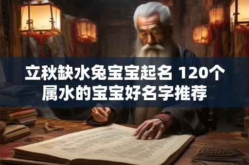 立秋缺水兔宝宝起名 120个属水的宝宝好名字推荐