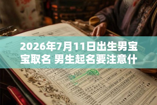 2026年7月11日出生男宝宝取名 男生起名要注意什么