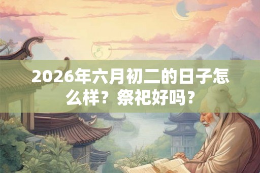 2026年六月初二的日子怎么样？祭祀好吗？