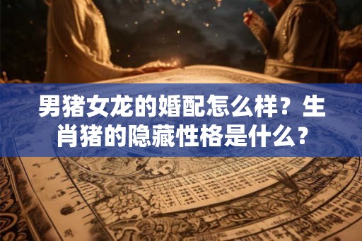 男猪女龙的婚配怎么样?生肖猪的隐藏性格是什么? 男猪女龙的婚配怎么样?生肖猪的隐藏性格是什么?