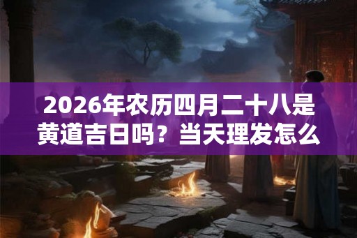 2026年农历四月二十八是黄道吉日吗?当天理发怎么样? 2026年农历四月二十八是黄道吉日吗?当天理发怎么样?