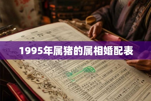 1995年属猪的属相婚配表