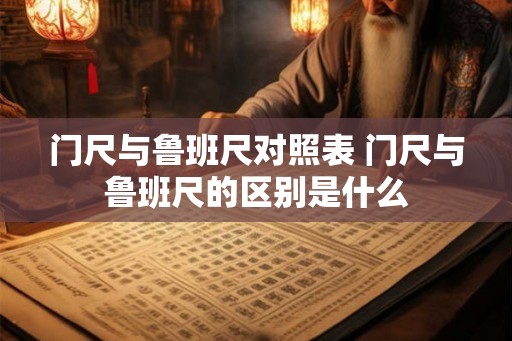 门尺与鲁班尺对照表 门尺与鲁班尺的区别是什么