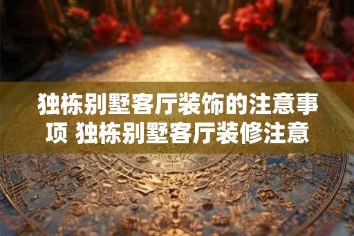 独栋别墅客厅装饰的注意事项 独栋别墅客厅装修注意事项