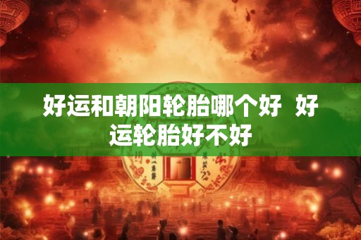好运和朝阳轮胎哪个好  好运轮胎好不好