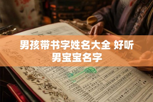 男孩带书字姓名大全 好听男宝宝名字