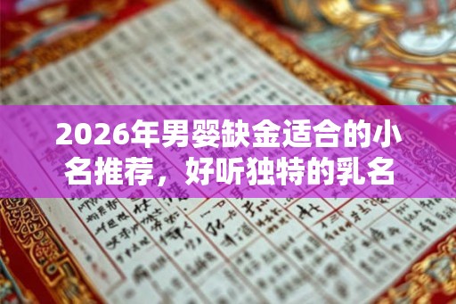 2026年男婴缺金适合的小名推荐,好听独特的乳名 2026年男婴缺金适合的小名推荐,好听独特的乳名