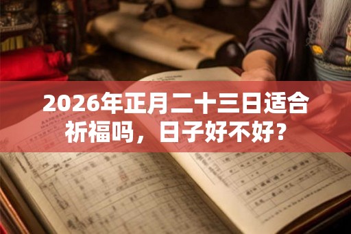 2026年正月二十三日适合祈福吗，日子好不好？