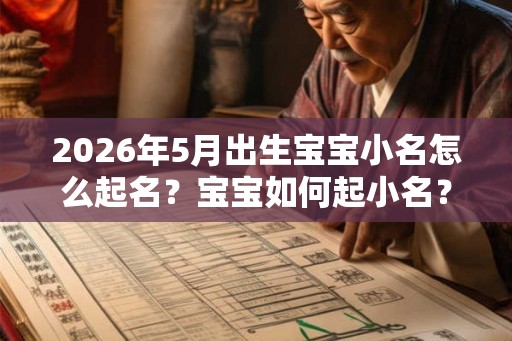 2026年5月出生宝宝小名怎么起名？宝宝如何起小名？