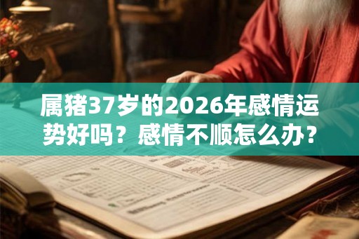 属猪37岁的2026年感情运势好吗？感情不顺怎么办？