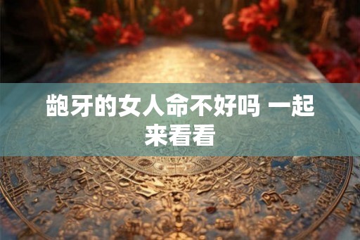 龅牙的女人命不好吗 一起来看看