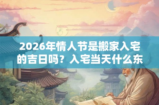2026年情人节是搬家入宅的吉日吗？入宅当天什么东西先进？