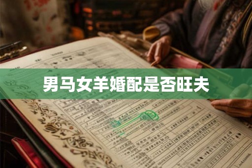 男马女羊婚配是否旺夫 男马女羊婚配是否旺夫