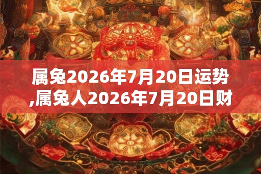 属兔2026年7月20日运势,属兔人2026年7月20日财运,生肖兔2026年7月20日运势