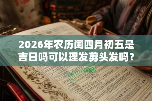 2026年农历闰四月初五是吉日吗可以理发剪头发吗？