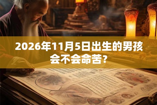 2026年11月5日出生的男孩会不会命苦？