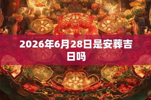 2026年6月28日是安葬吉日吗 2026年6月28日是安葬吉日吗