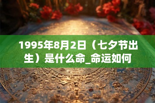 1995年8月2日(七夕节出生)是什么命_命运如何 1995年8月2日(七夕节出生)是什么命_命运如何