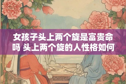 女孩子头上两个旋是富贵命吗 头上两个旋的人性格如何