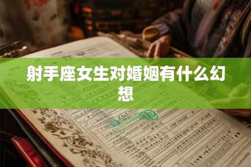 射手座女生对婚姻有什么幻想
