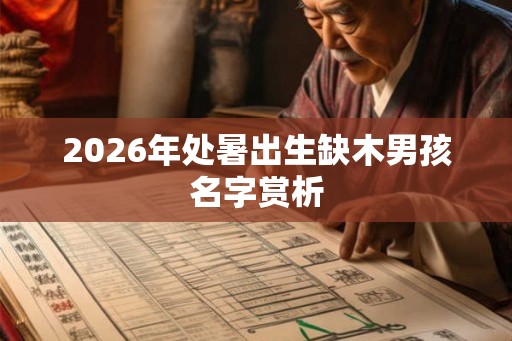 2026年处暑出生缺木男孩名字赏析 2026年处暑出生缺木男孩名字赏析