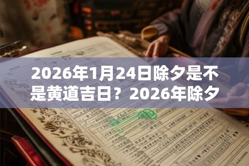 2026年1月24日除夕是不是黄道吉日？2026年除夕黄历宜忌查询！