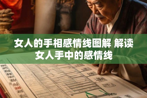 女人的手相感情线图解 解读女人手中的感情线