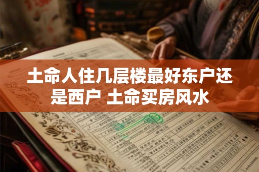 土命人住几层楼最好东户还是西户 土命买房风水