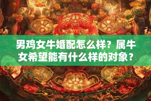 男鸡女牛婚配怎么样？属牛女希望能有什么样的对象？