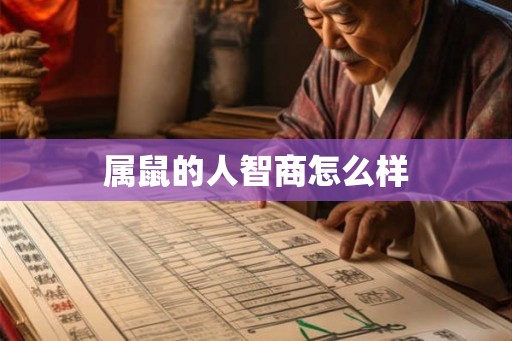 属鼠的人智商怎么样