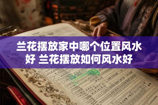 兰花摆放家中哪个位置风水好 兰花摆放如何风水好
