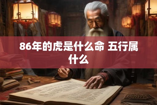 86年的虎是什么命 五行属什么 86年的虎是什么命 五行属什么