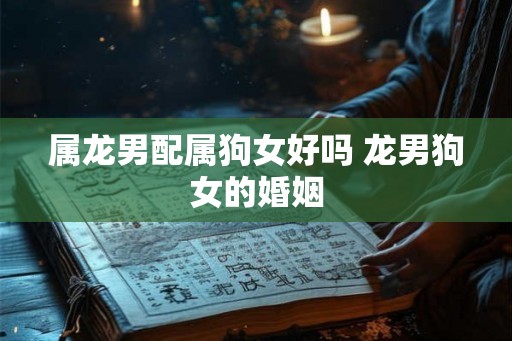 属龙男配属狗女好吗 龙男狗女的婚姻 属龙男配属狗女好吗 龙男狗女的婚姻